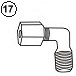 Jaco Fitting 4542 Femal Elbow 1/4" x 1/8" (06027)