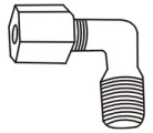 Jaco Fitting 4042 Male Elbow 1/4" x 1/8" (06020)